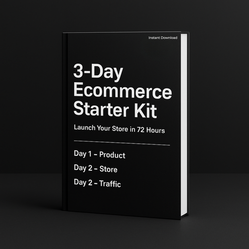3-Day Ecommerce Starter Kit
